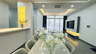 Cho thuê căn hộ ThePanorama PMH Quận 7 156m2 3PN nhà đẹp giá thuê chỉ 40tr/th LH:0911 209 ***Em Hào