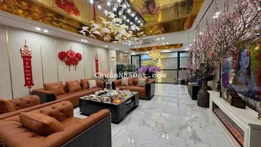 Siêu phẩm nhà Phố Trạm, Cổ Linh. DT 95M2, 8 Tầng, MT 5.5M, 2 Thoáng, Gara ô tô, thang máy, Full đồ