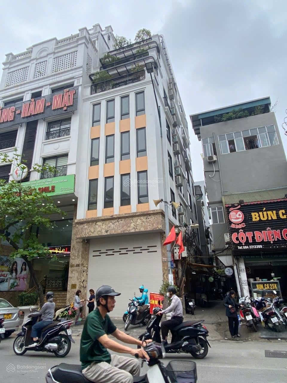 Cho thuê nhà mặt phố Lò Đúc, Hai Bà Trưng 125m2 5 tầng thang máy, mt 7m có đh nóng lạnh, 125 triệu