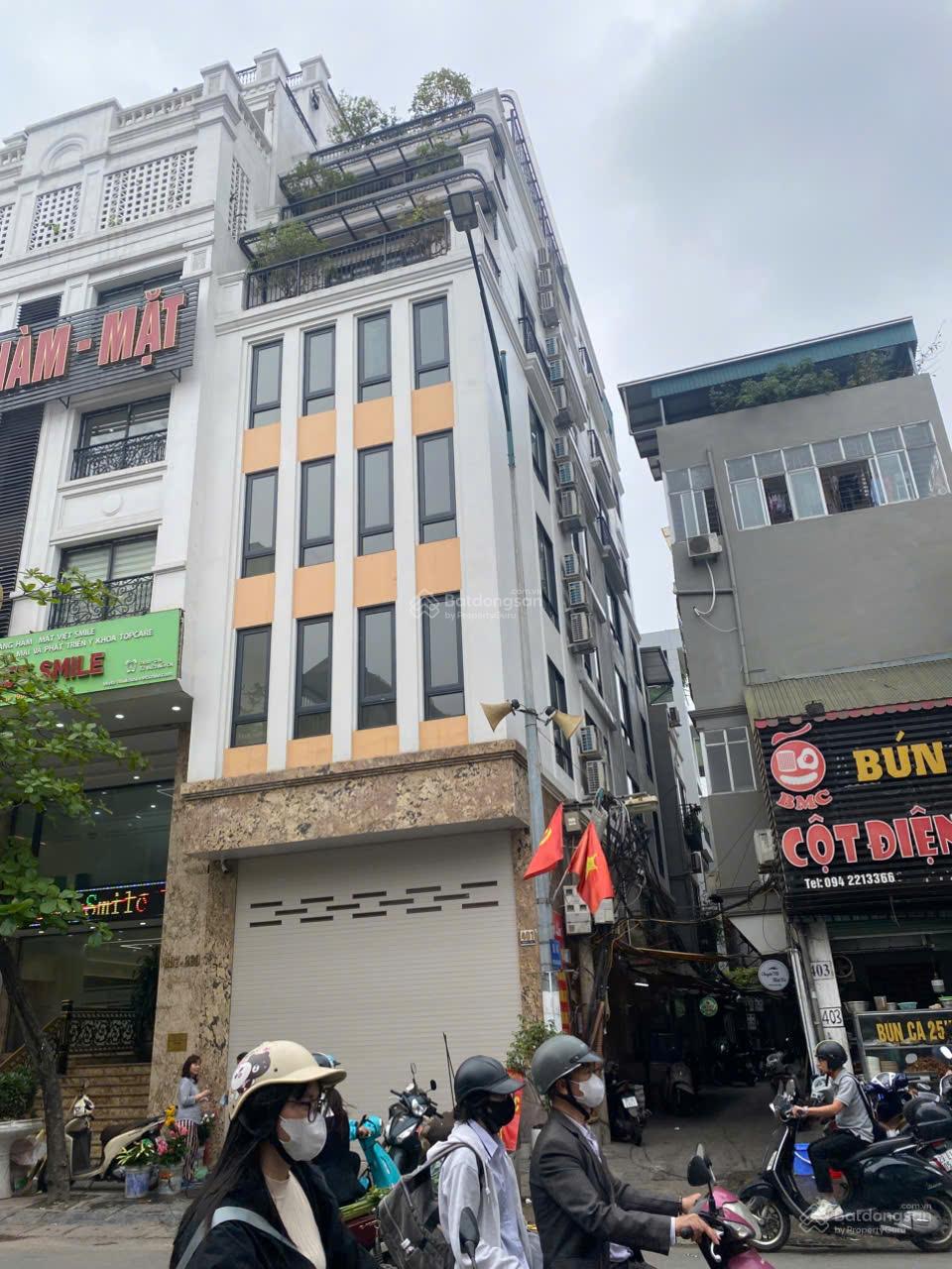 Cho thuê nhà mặt phố Lò Đúc, Hai Bà Trưng 125m2 5 tầng thang máy, mt 7m có đh nóng lạnh, 125 triệu