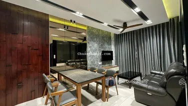 Cho thuê căn hộ The Sun Avenue 3 phòng ngủ - 2WC, Full nội thất đẹp và tiện nghi, ban công dài