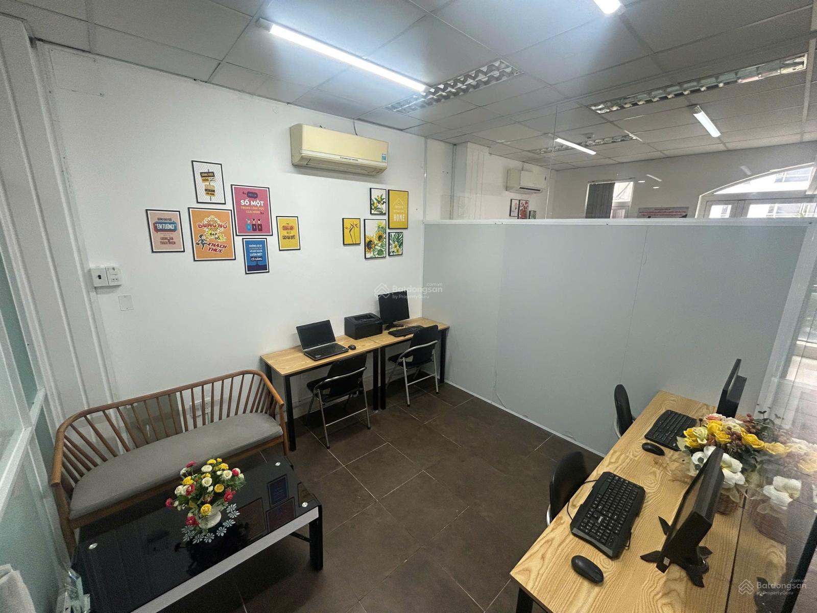 Văn phòng riêng 3,5 triệu trọn gói, có sẵn 04 bàn + ghế | nhận chìa khóa phòng riêng vào làm ngay