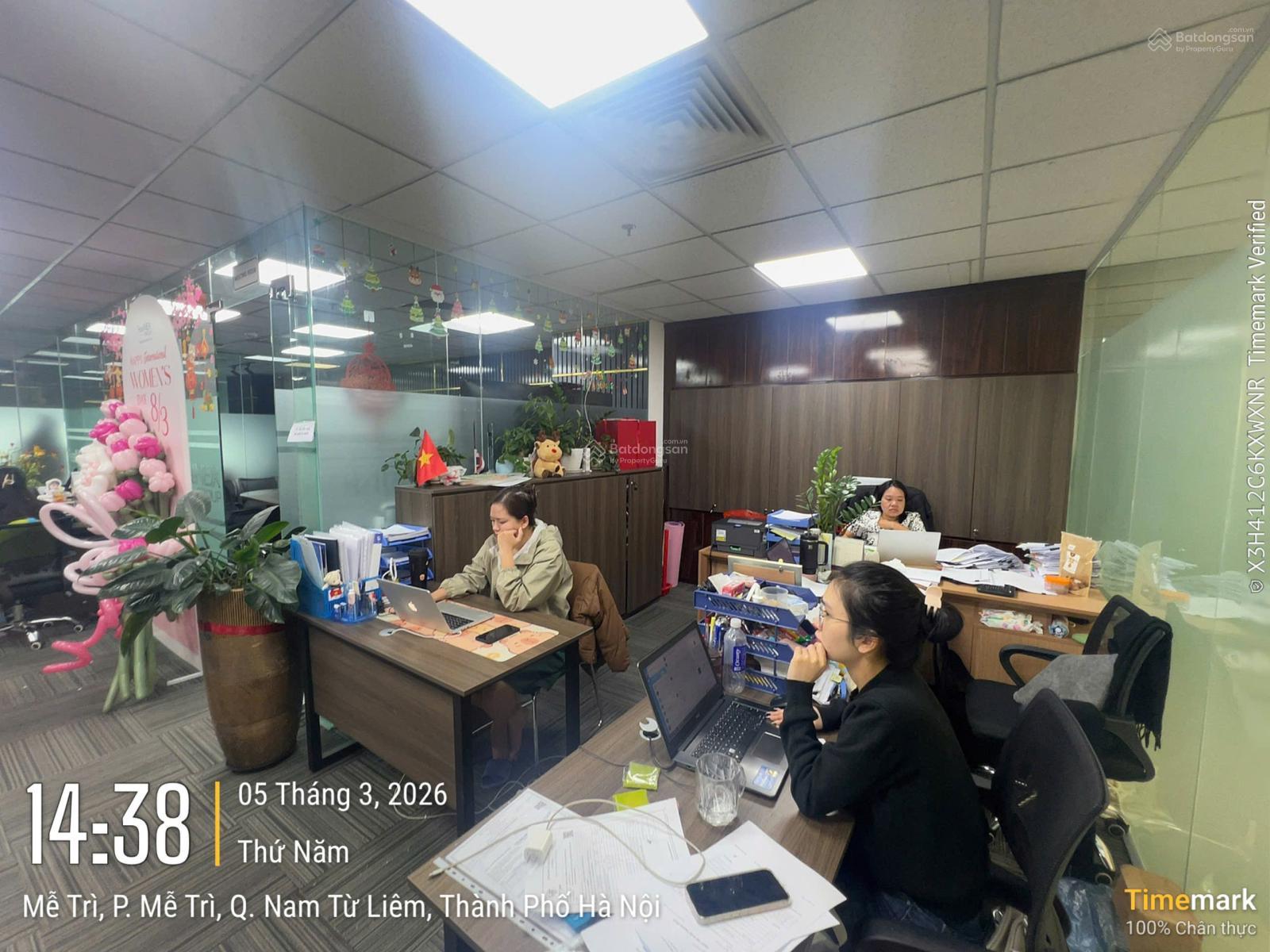 Cho thuê VP tòa nhà HH4 Mỹ Đình Sông Đà mặt Phạm Hùng DT 180m2; giá chỉ 230 nghìn/m2/tháng