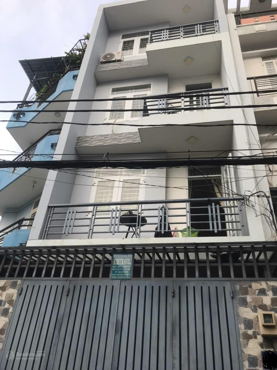 Bán nhà mặt tiền Lê Lai, phường 12, quận Tân Bình; (4,6*14); nhà 4 tầng MT khu Bàu Cát