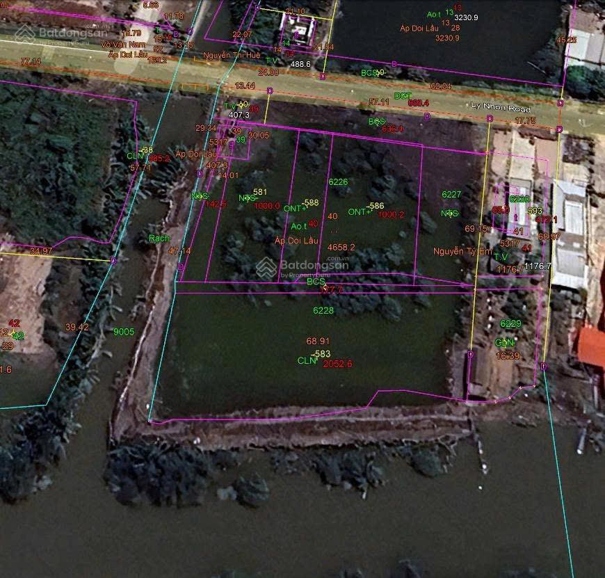 Bán đất view sông mặt tiền Lý Nhơn, Xã An Thới Đông, cần Giờ - 7.000m2 (có 2.700m2 thổ - ngang 70m) Bán đất view sông mặt tiền Lý Nhơn, Xã An Thới Đông, cần Giờ - 7.000m2 (có 2.700m2 thổ - ngang 70m)