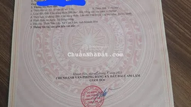 Bán 1374m2 đất ở khu giữ lại gần kề Cam Đức, mặt tiền gần 50m đường bê tông