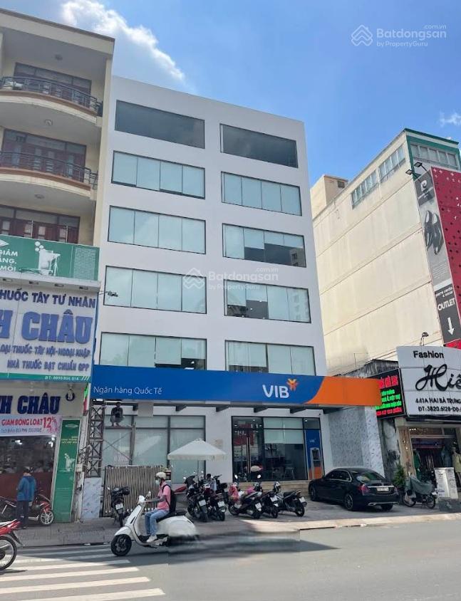 Tòa nhà MT Hai Bà Trưng, Q.3 - DT 12.6 x 21.2m, 302m2 - 7 tầng - HĐT 450 triệu/tháng - Giá 150 tỷ