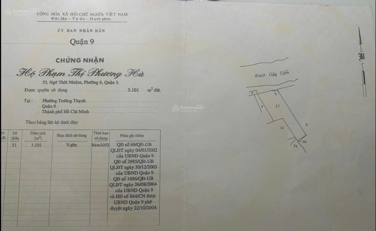 Bán đất: View sông phường Long Phước Q9, diện tích 10.000m2 có 400m2 đất ở, 16tr/1m2 TL Bán đất: View sông phường Long Phước Q9, diện tích 10.000m2 có 400m2 đất ở, 16tr/1m2 TL