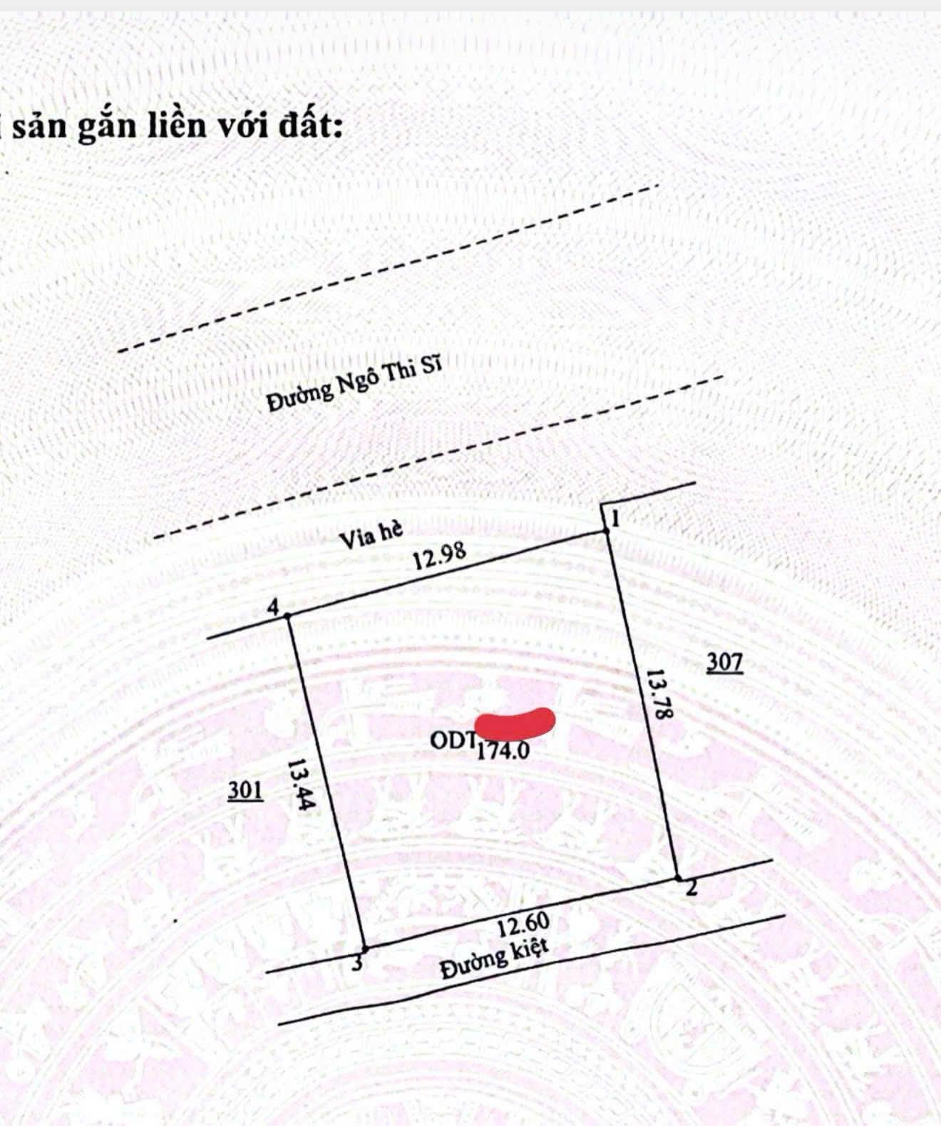 Bán lô đất Đường NGÔ THI SĨ, Vị trí đẹp khu AN THƯỢNG