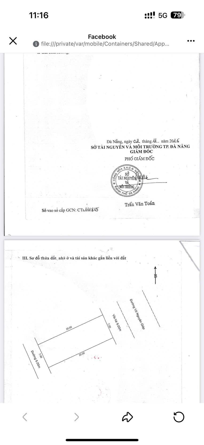 Bán lô đất MT Võ Nguyên Giáp DT 140m2 ngang 7m Bán lô đất MT Võ Nguyên Giáp DT 140m2 ngang 7m