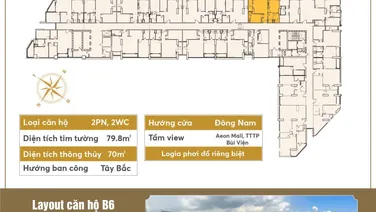 Căn 2 Phòng ngủ Minato rẻ nhất dự án. Chiết khấu lên tới 22%. Tầng 5. Giá CĐT