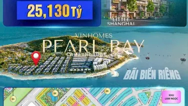 BÁN CĂN GÓC VINHOMES PEARL BAY - BẤT ĐỘNG SẢN ĐẲNG CẤP CÁCH BÃI BIỂN VÀI BƯỚC CHÂN, SỔ ĐỎ LÂU DÀI