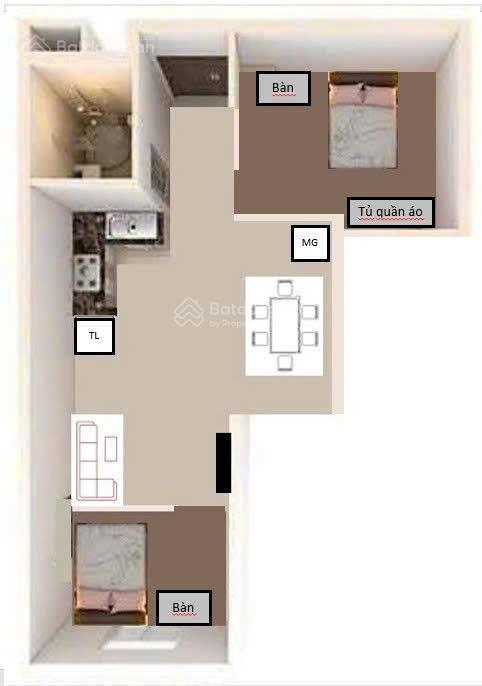 Bán căn hộ chung cư Moscow dt 50m2, 2PN, 1wc, đã có sổ, giá 2.55 tỷ