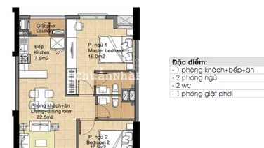 Cho thuê căn hộ Era Town Q7, dt 67m2-2PN-2WC, nhà trống. Giá: 7tr/tháng. Lh: 0938 371 ***