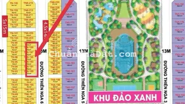 Cần tiền bán gấp căn TN 75m2, giá rẻ hơn thị trường chỉ 25 tỷ, vị trí cực đẹp,gần công viên,gần hồ