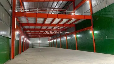 Kho tiêu chuẩn 1100m2 mặt tiền quốc lộ 1A quận 12/ xe conterner 24/24 điện 3fa