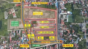 Bán đất khu B tái định cư bắc sông cấm