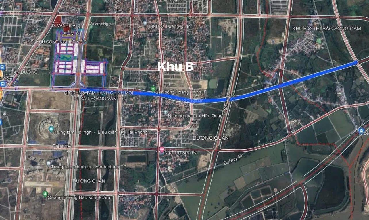 Bán đất khu B tái định cư bắc sông cấm