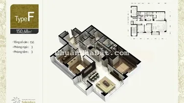 Cho thuê căn hộ Splendora An Khánh, giá chỉ từ 10,5tr/th. trống sẵn căn vào ở ngay. 0985 302 ***