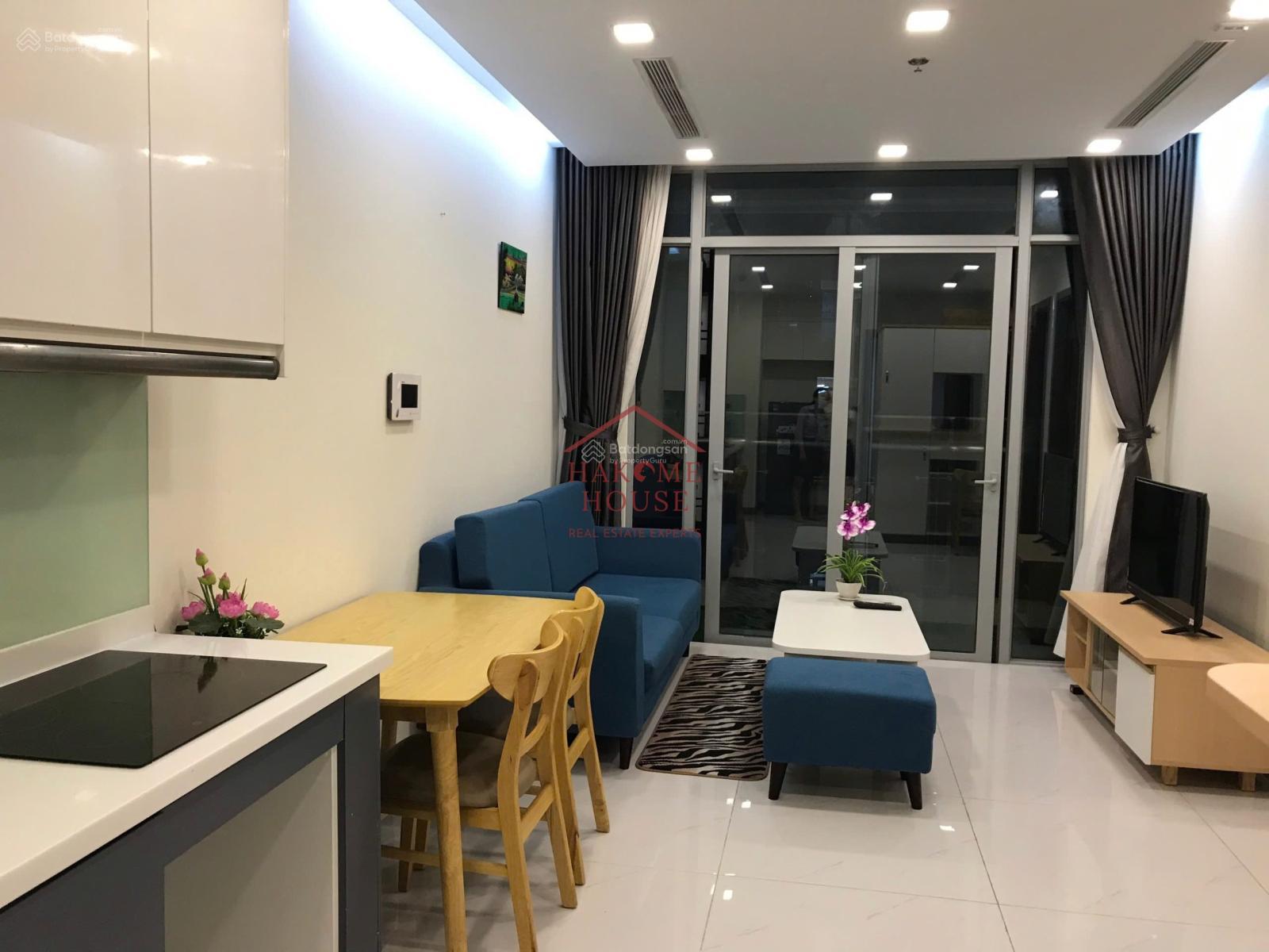 Bán căn hộ 1PN khu Park diện tích lớn 56m2, sẵn nội thất cao cấp, view xéo sông thoáng mát