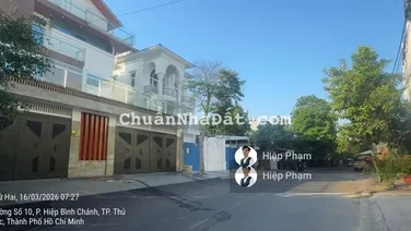 Giá tốt: Lô đất mặt sông Sài Gòn, đường số 10, P. Hiệp Bình Chánh, 639m2 ngang 15m, giá 51.76 tỷ