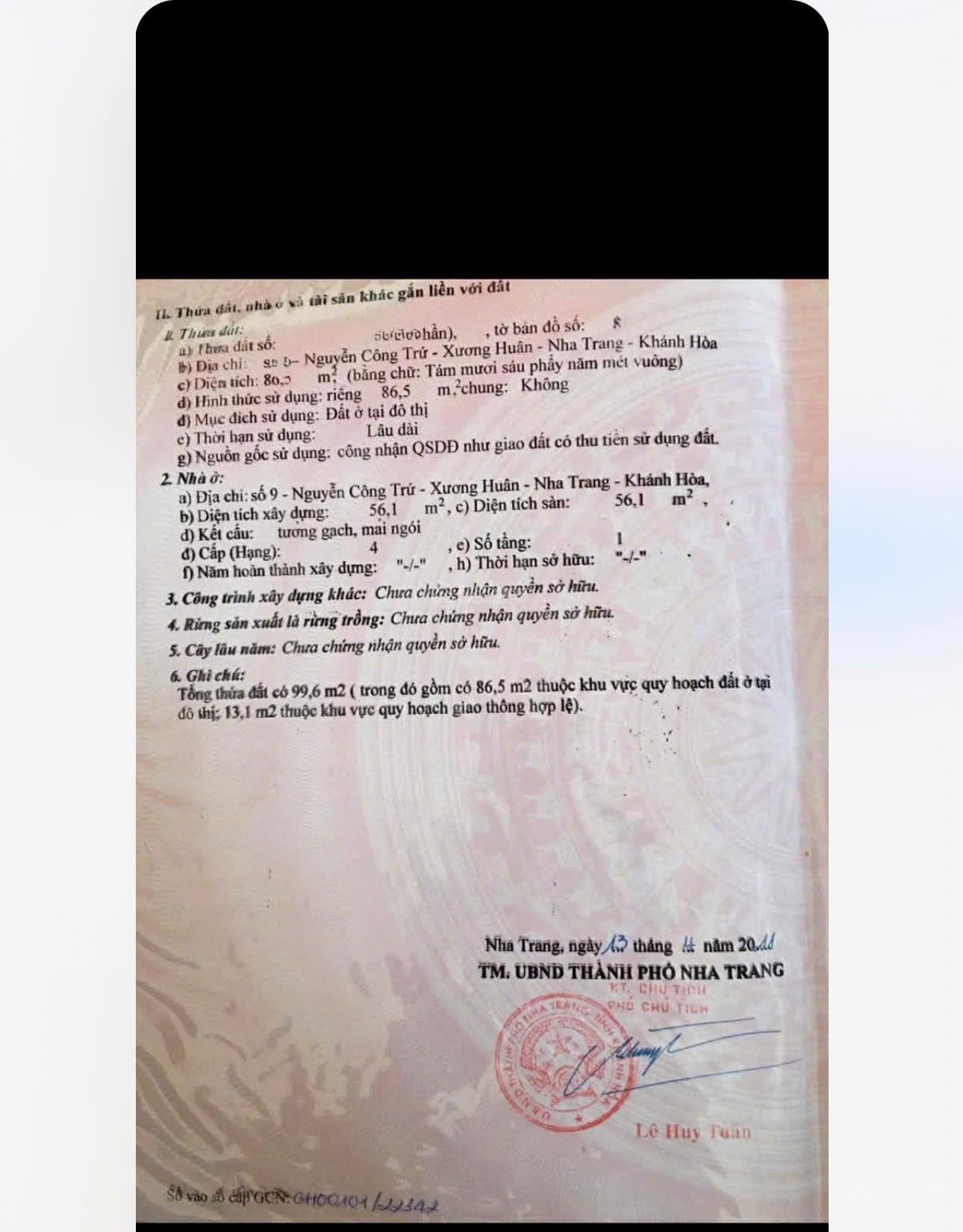 Bán nhà 4 tầng 4PN, 5WC đường Nguyễn Công Trứ sát Chợ Đầm, ra Biển Nha Trang 2 phút - CHỈ 17 tỷ