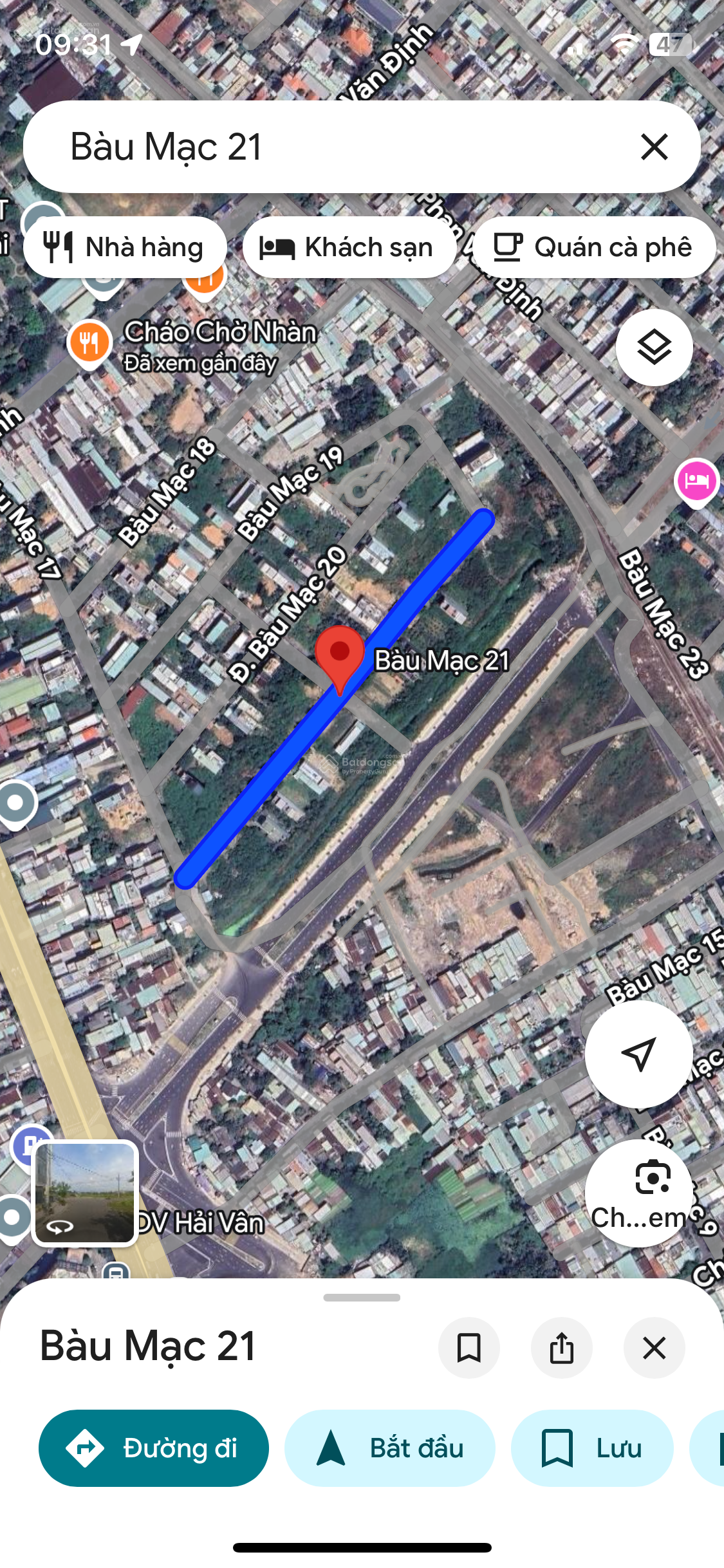 Bán đất Bàu Mạc 21 song song Nguyễn An Ninh