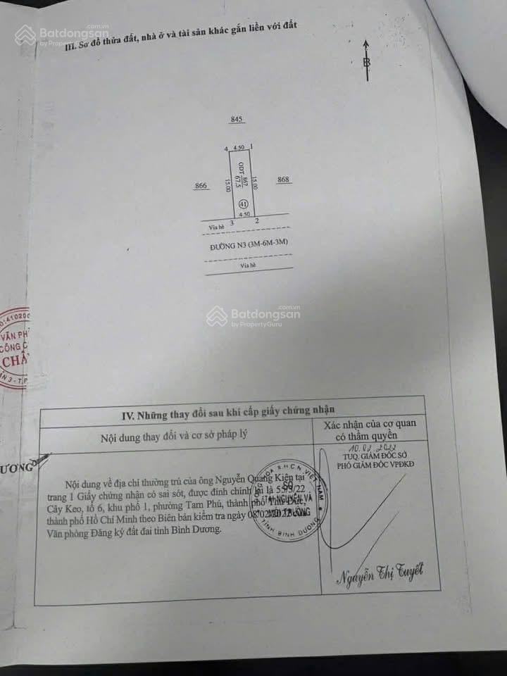 Đất Thuận Giao - Tp Thuận An Kế Bên KCN Vsip1