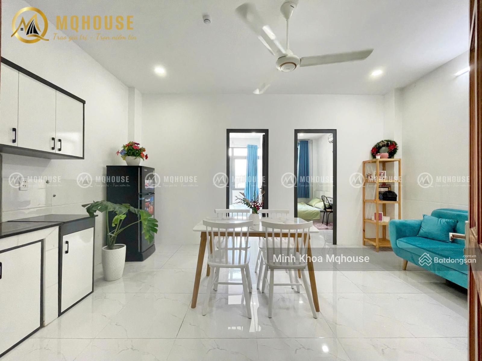 Cho thuê căn hộ mini 2PN, 1WC ban công full nội thất hiện đại gần mũi tàu Âu Cơ - Lũy Bán Bích