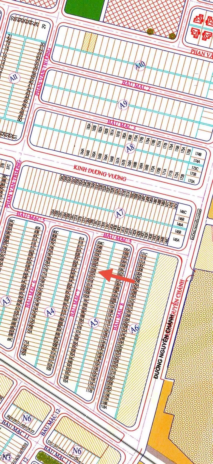 Bán Đất Biển Liên Chiểu! Mặt tiền đường Bàu Mạc 7 107m2 vị trí đẹp xây căn hộ, ở giá tốt 5 tỷ 450