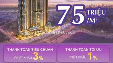 Bán căn 1 ngủ chung cư Ambience Gamuda Hải Phòng 42m2 giá 3,15 tỷ