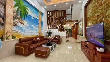 BIỆT THỰ FULL NỘI THẤT 5*25m 4LẦU ST 5PN 6WC HXH NGUYỄN TƯ GIẢN