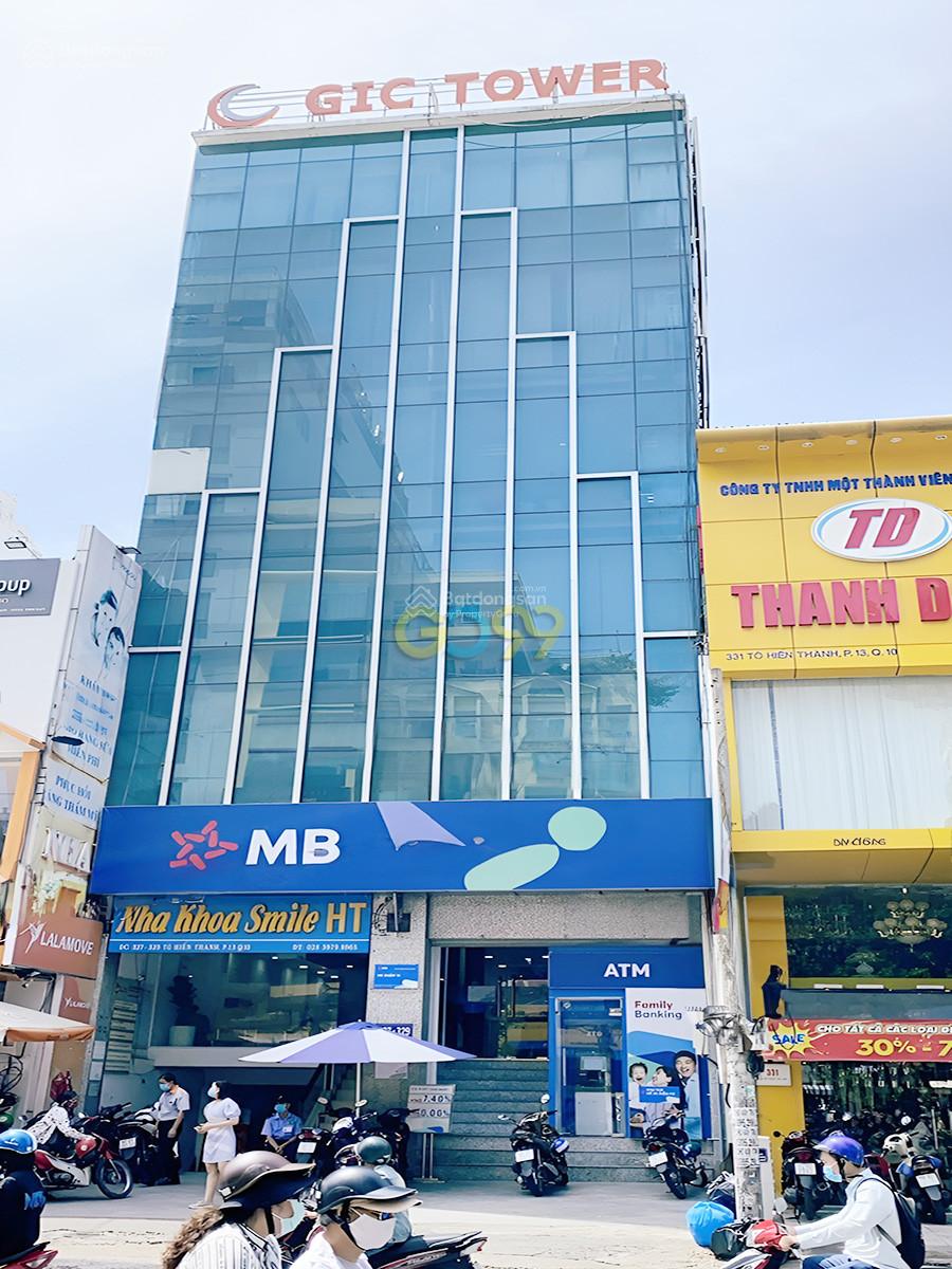 Bán building MT 327 Tô Hiến Thành, Q10 DT: 9x24m ~1400m2 sàn Hầm+ 8 tầng HĐT 325tr/tháng_Gía 95 tỷ