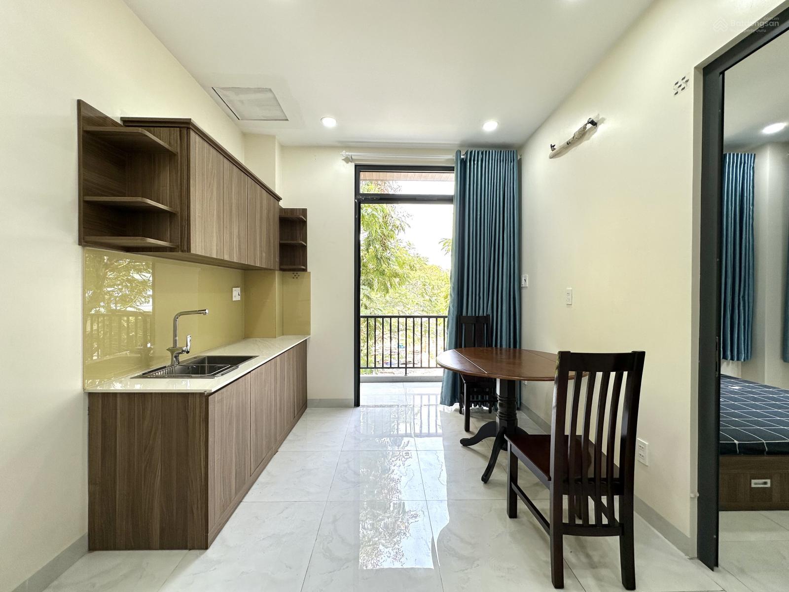 Cho thuê căn hộ 1 phòng ngủ full nội thất nhà mới xây Cát Lái