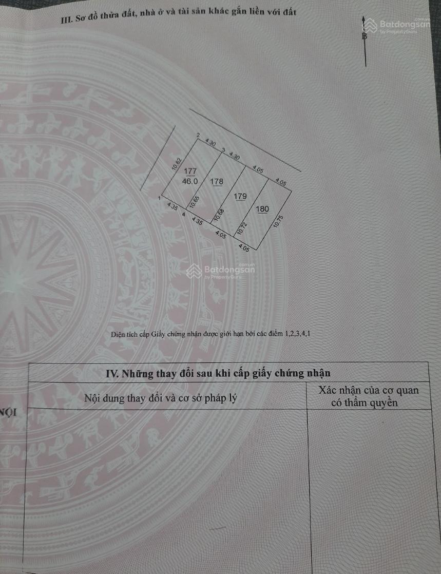 Bán mảnh đất đẹp ở thôn xóm Bãi, Xã Đông Anh, Huyện Đông Anh, thành phố Hà Nội.
Diện tích: 46 m2