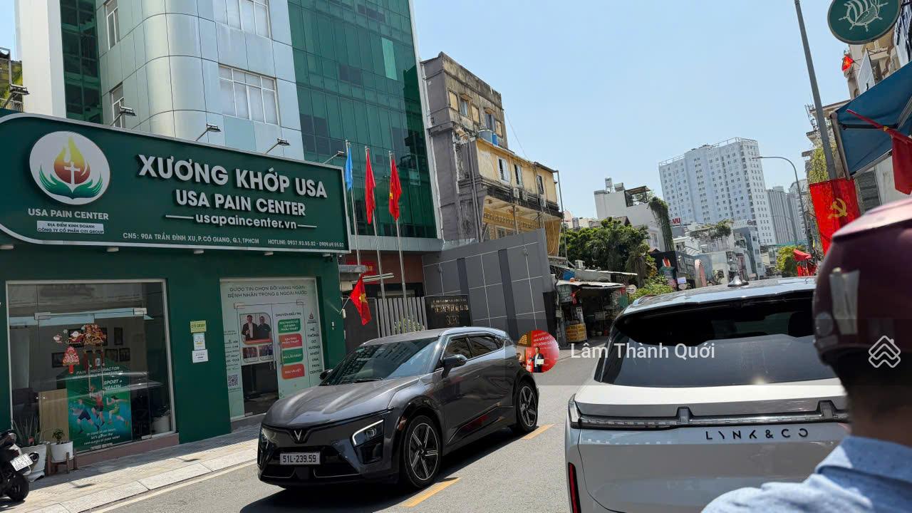 Bán nhà MT Trần Đình Xu, 8.7x20, 1 hầm, 8 tầng, gần Trần Hưng Đạo, 175 tỷ