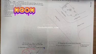 Bán nền gốc đường A7 Phú An DT 147,6m2 giá 4.1 tỷ