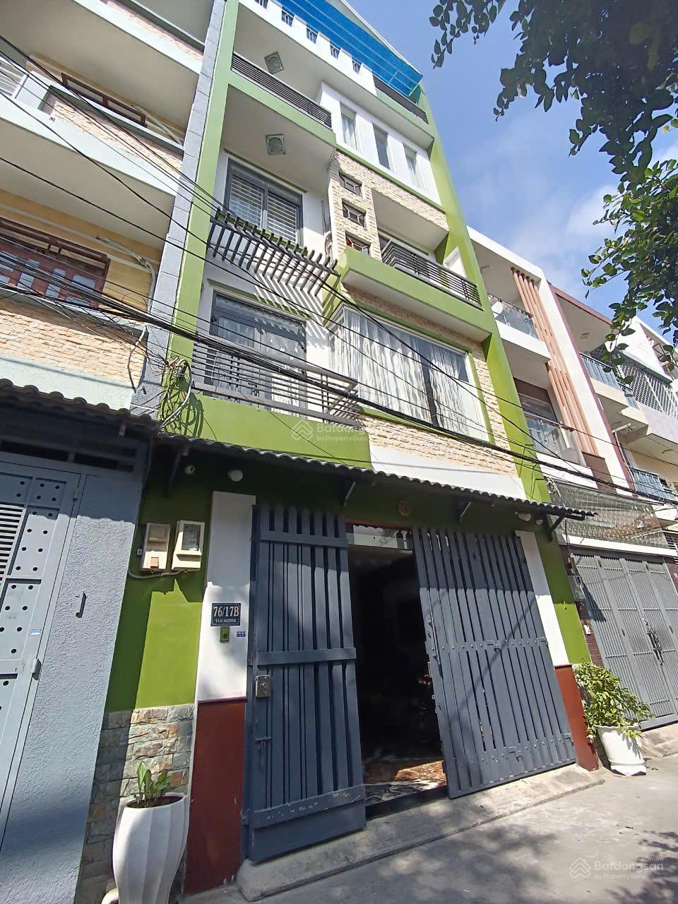 Nhà 4 lầu mới, hẻm xe hơi thông ngay chợ Tân Hương, ngang 6m Hiếm. DT 72m2 giá 10.8 tỷ tl