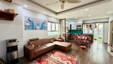 Chủ nhà gửi bên em bán gấp căn hộ DT 118m2, thiết kế 3 ngủ, 2 wc chung cư Golden palace mễ trì