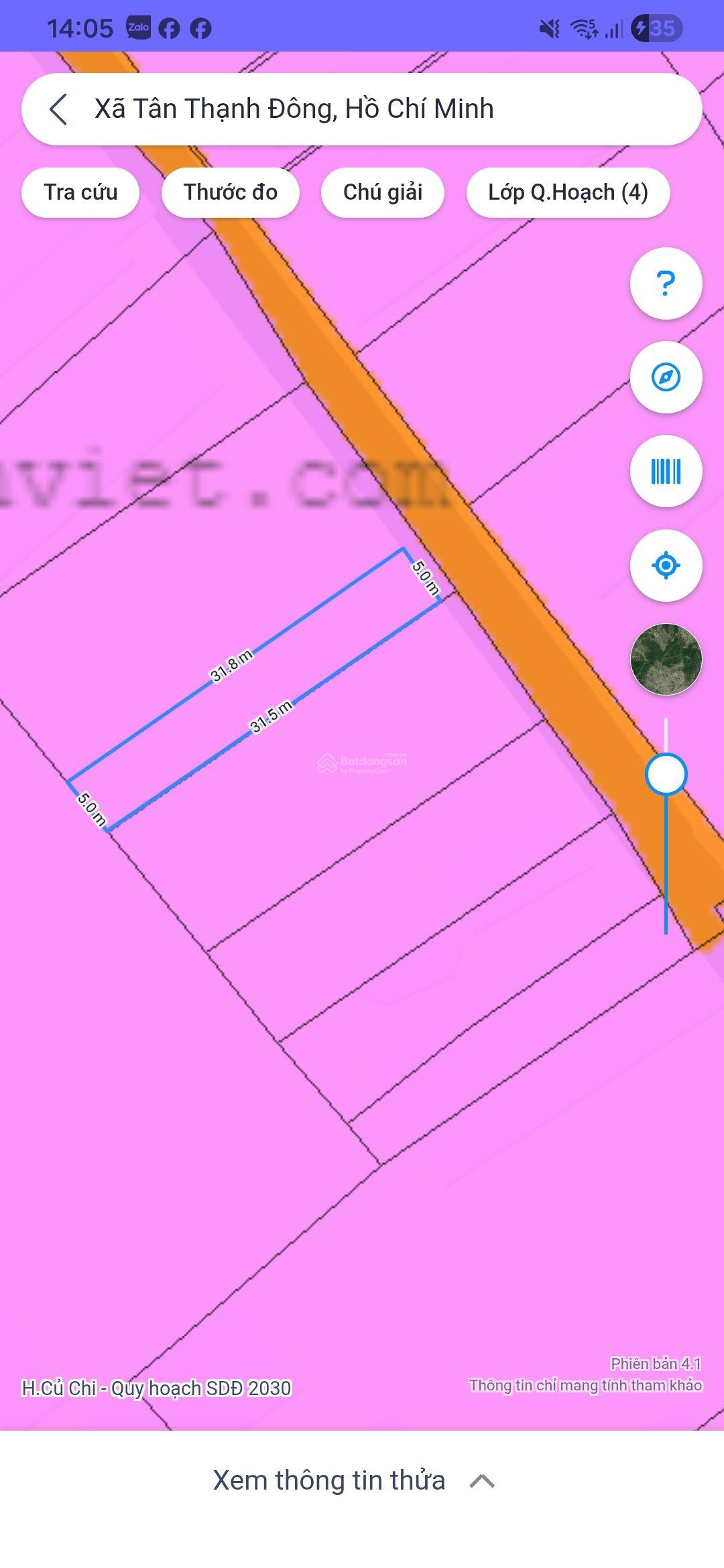 Xã Tân Thạnh Đông, Củ Chi, HCM nhà SHR 1/ Lê Thị Bay vào gần trường học DT 5x32m~ 157,6m2 thổ full