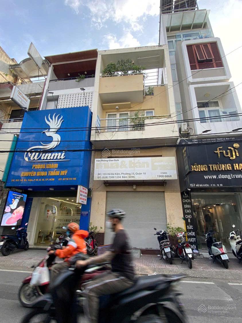 Cần bán nhà mặt tiền Hồ Bá Kiện, P.Hoà Hưng. TP.HCM. DT: 4.75x14m. NH:5m. 2 lầu ST