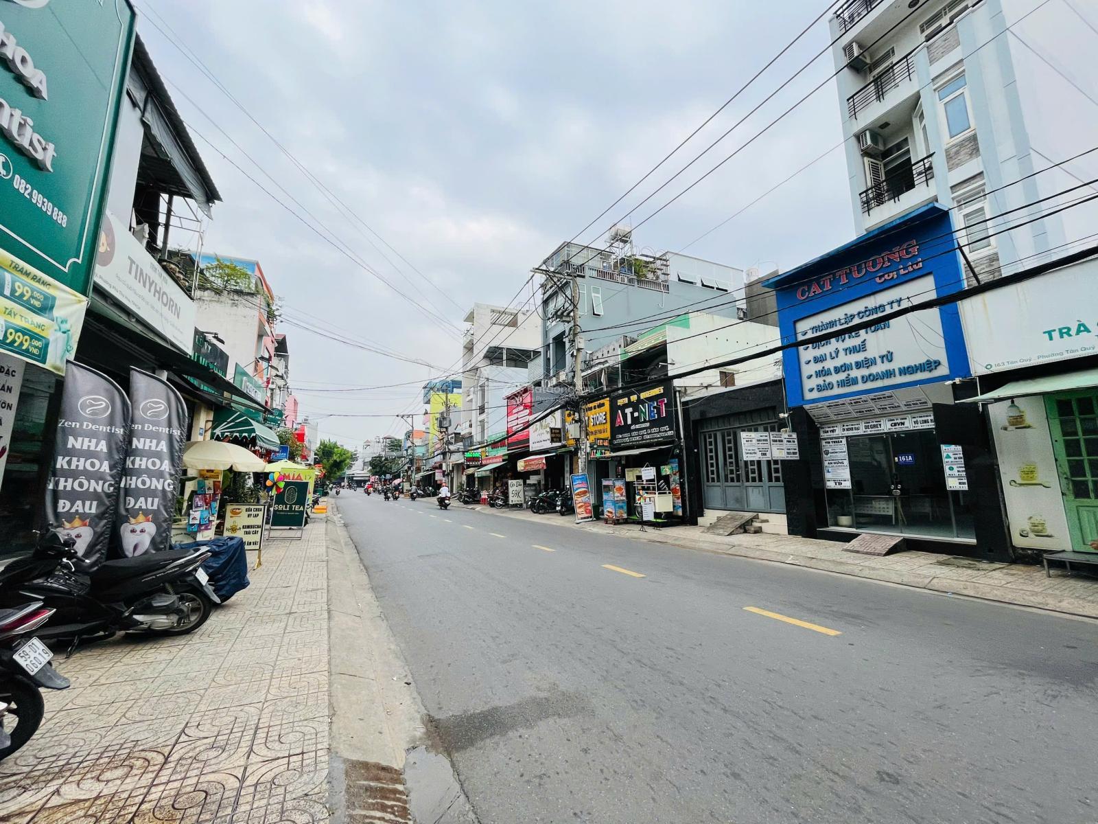 Bán căn hộ dịch vụ mặt tiền kinh doanh Đường Tân Quý ( 5,1x19m) 4 lầu,ST,có 18 phòng cho thuê