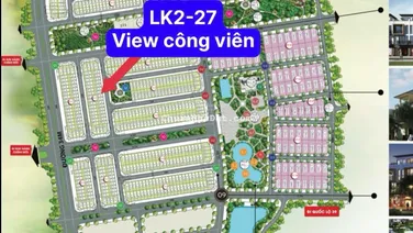 Bán lô hoa hậu view công viên Phố Nối House giá hơn 3 tỷ, sổ sẵn, phong thuỷ đẹp