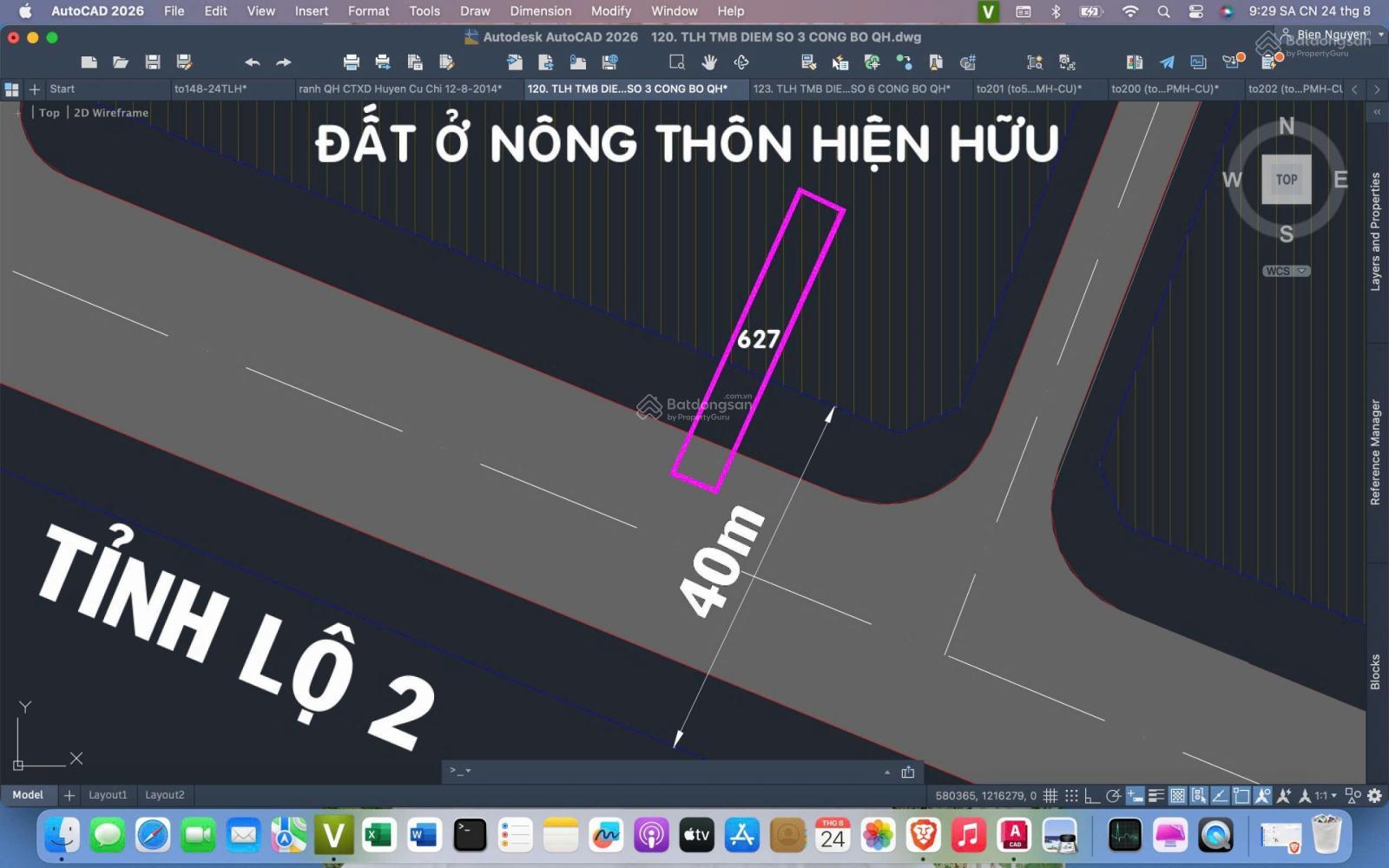 Bán đất MT kinh doanh TỈNH LỘ 2 - (5x33) FULL THỔ - Giá 3.5 tỷ, thị trường 4 tỷ. LH 0973;610214