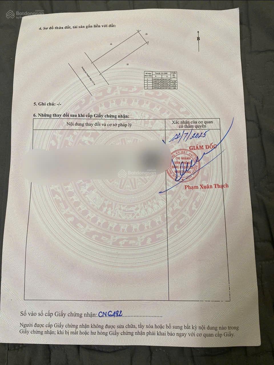 Giảm giá cực sâu Bán đất đường 13m TĐC Hòn Rớ 2 sổ sẵn xây tự do Phường Nam Nha Trang