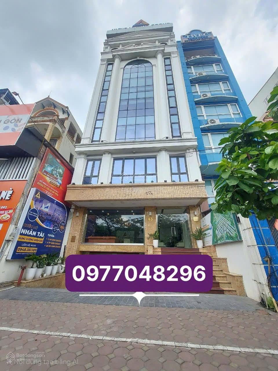 SIÊU HIẾM! Bán tòa nhà phố Lê Văn Lương  90m²  8 tầng thang máy  vị trí đắc địa  50 tỷ