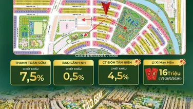 Bán nhà biệt thự Vinhomes Golden City, 5,763 tỷ, 67.6m2, 4PN, 4WC, Tây Bắc