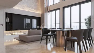 Cho thuê căn Loft 3PN The Crest - Metropole view sông Landmark 81, full nội thất giá 185 triệu