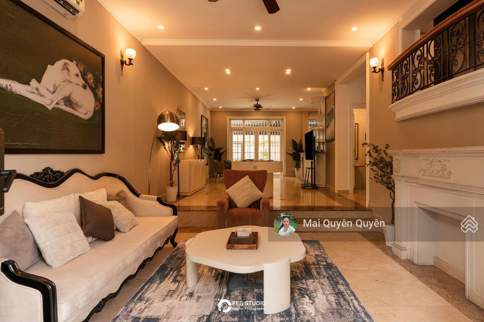 Cho thuê Villa sang trọng Phú Mỹ Hưng 6PN, nội thất đẳng cấp, có phòng xem phim & bida giải trí