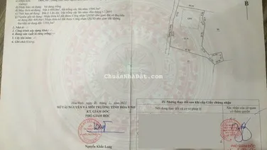 ĐẤT GẦN HÀ NỘI GIÁ CHỈ HƠN 3 TRIỆU/M 1.904M MẶT TIỀN KHỦNG 47,79M LÔ GÓC 2 MẶT THOÁNG PHÂN LÔ